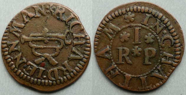 Chatham, Richard Jennman farthing Chatham, Richard Jennman farthing